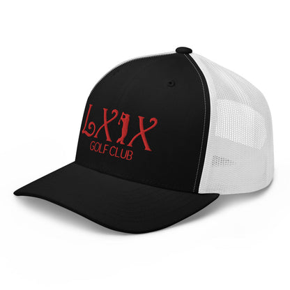 Curve Logo Trucker Cap - Red Logo