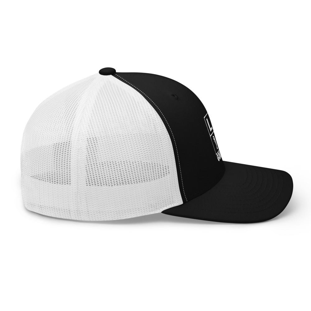 Four Box Logo Trucker Cap - White Logo
