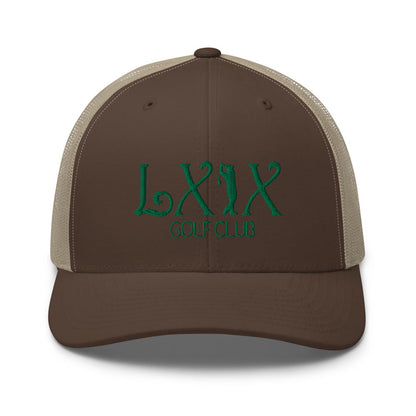 Curve Logo Trucker Cap - Green Logo