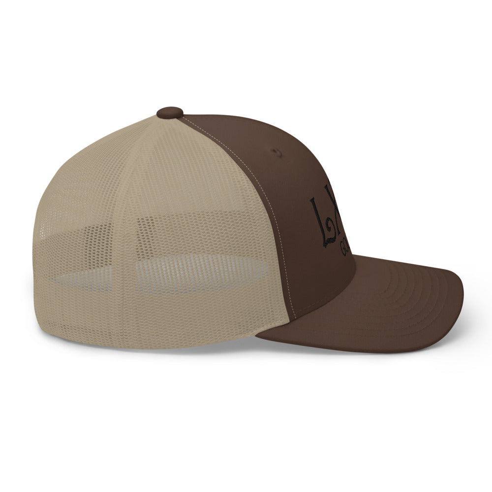 Curve Logo Trucker Cap - Black Logo