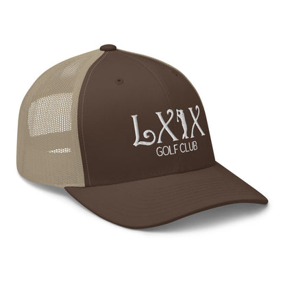 Curve Logo Trucker Cap - White Logo