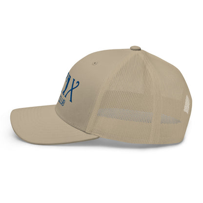 Curve Logo Trucker Cap - Blue Logo
