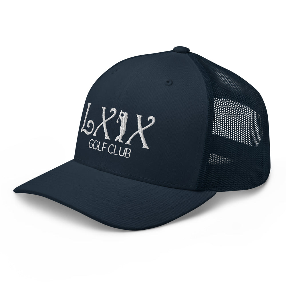 Curve Logo Trucker Cap - White Logo