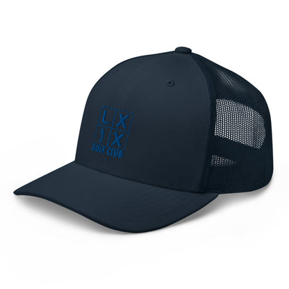 Four Box Logo Trucker Cap - Blue Logo