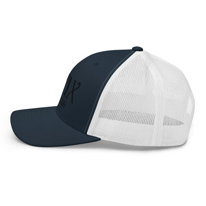 Curve Logo Trucker Cap - Black Logo
