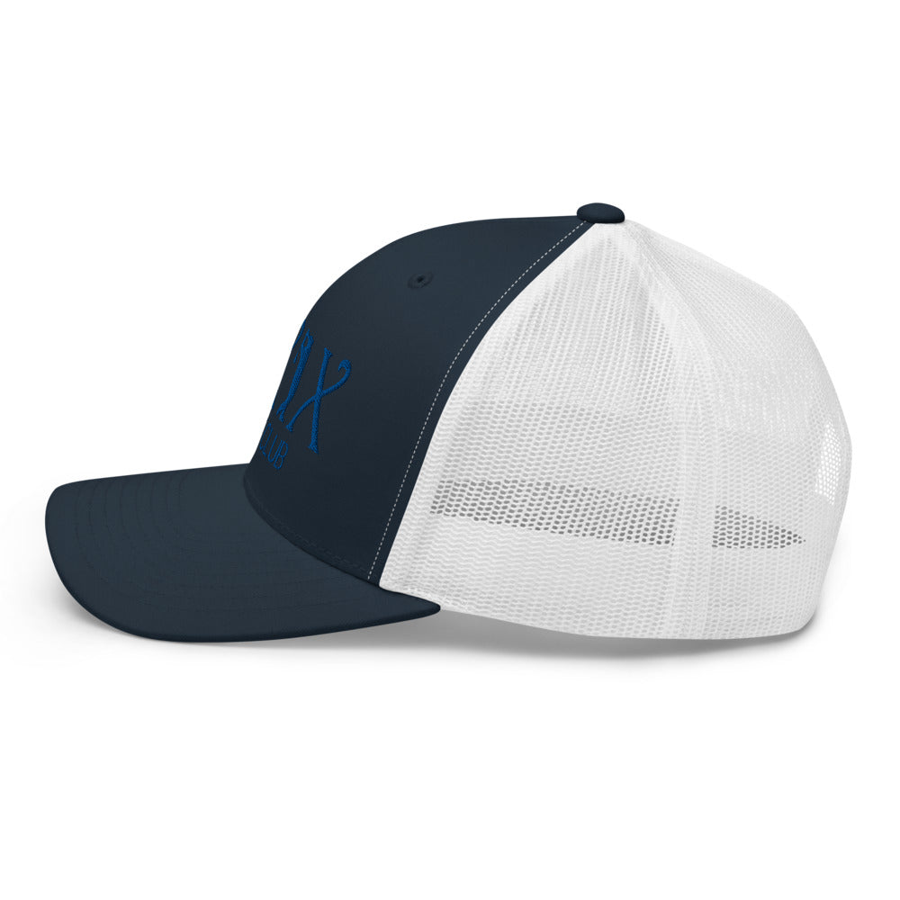 Curve Logo Trucker Cap - Blue Logo
