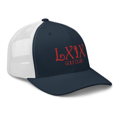 Curve Logo Trucker Cap - Red Logo