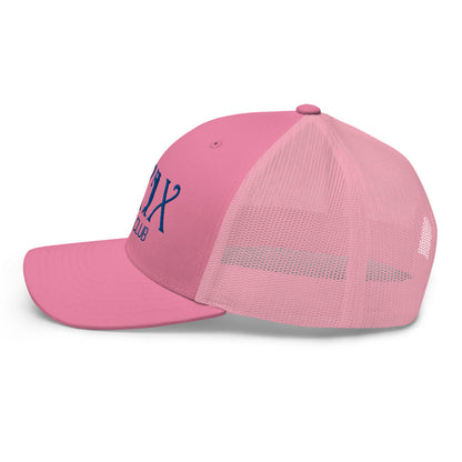 Curve Logo Trucker Cap - Blue Logo