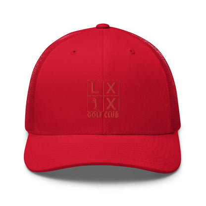 Four Box Logo Trucker Cap - Red Logo
