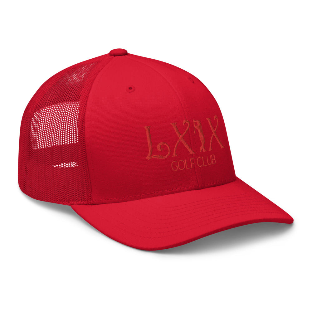 Curve Logo Trucker Cap - Red Logo
