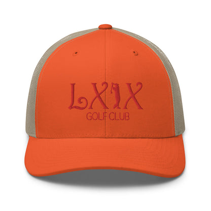 Curve Logo Trucker Cap - Red Logo