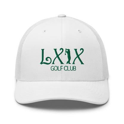 Curve Logo Trucker Cap - Green Logo