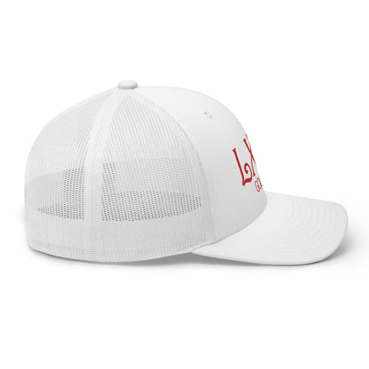 Curve Logo Trucker Cap - Red Logo