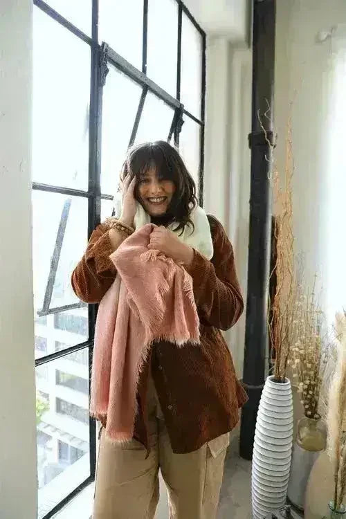 Silky Wool Ombre Scarf