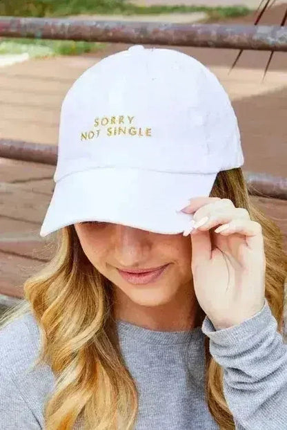 Sorry Not Single | Sorry Not Sorry - party Hats | Femstylo