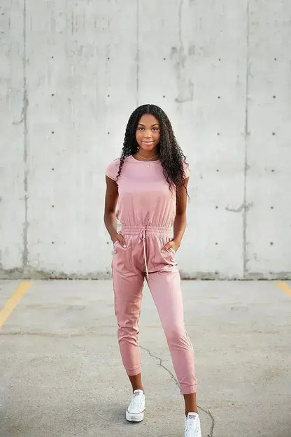 DT Unity Jumpsuit in Pink Lemonade