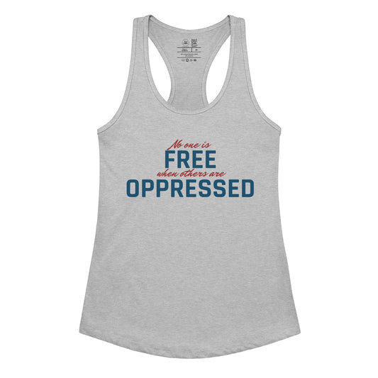 No One Is Free Racerback